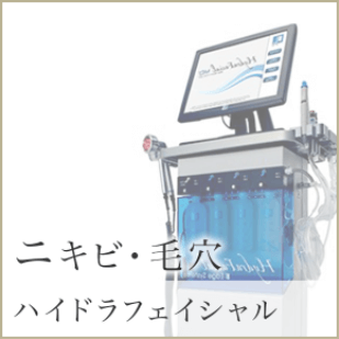 ニキビ・毛穴 ハイドラフェイシャル